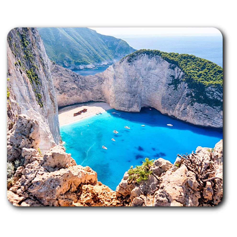 Zante Greece Greek Travel Mouse Mat Pad Computer Pc Laptop Gaming Office Home Desk Accessory Gadget 2308 7625998853587
