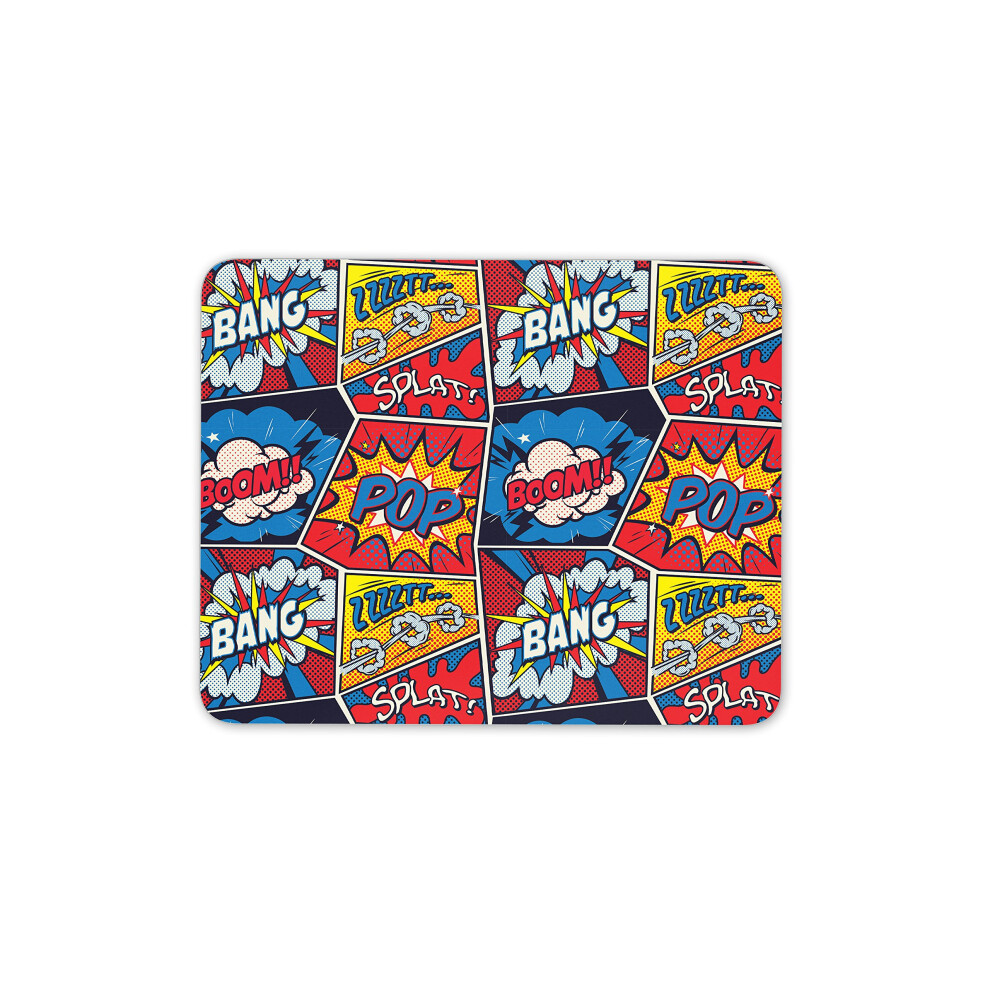 Destination Vinyl Ltd Funky Comic Style Mouse Mat Pad - Superhero Dad Brother Son Gift Computer #8860 7625911953523
