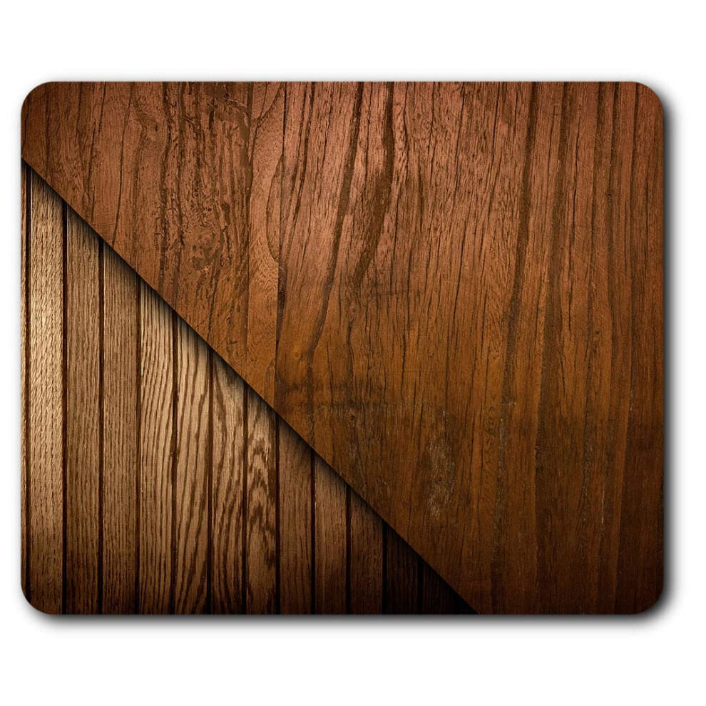 Imitation Wood Effect Oak Mouse Mat Pad Computer Pc Laptop Gaming Office Home Desk Accessory Gadget 3907 7625998996024