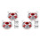 4X  Feeder Bottom Base Replacement Parts Set Plastic Outdoors  Feeder Bottom Moat Hook Brushes 1