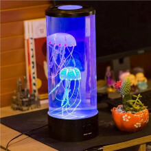 5X LED Jellyfish Night Light USB Powered Colorful Lighting Modes for Home Office Desktop Decorative Gifts