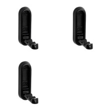 6X Foldable Hook Zinc Alloy Clothes Hook Storage for RV Bathroom Home Campers CaravanRV Interior Storage Accessories