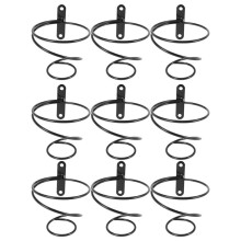 9Pack Simple Single Bottle Wall-Mounted Wine Rack, Wine Bottle Display Rack, Metal Hanging Wine Rack