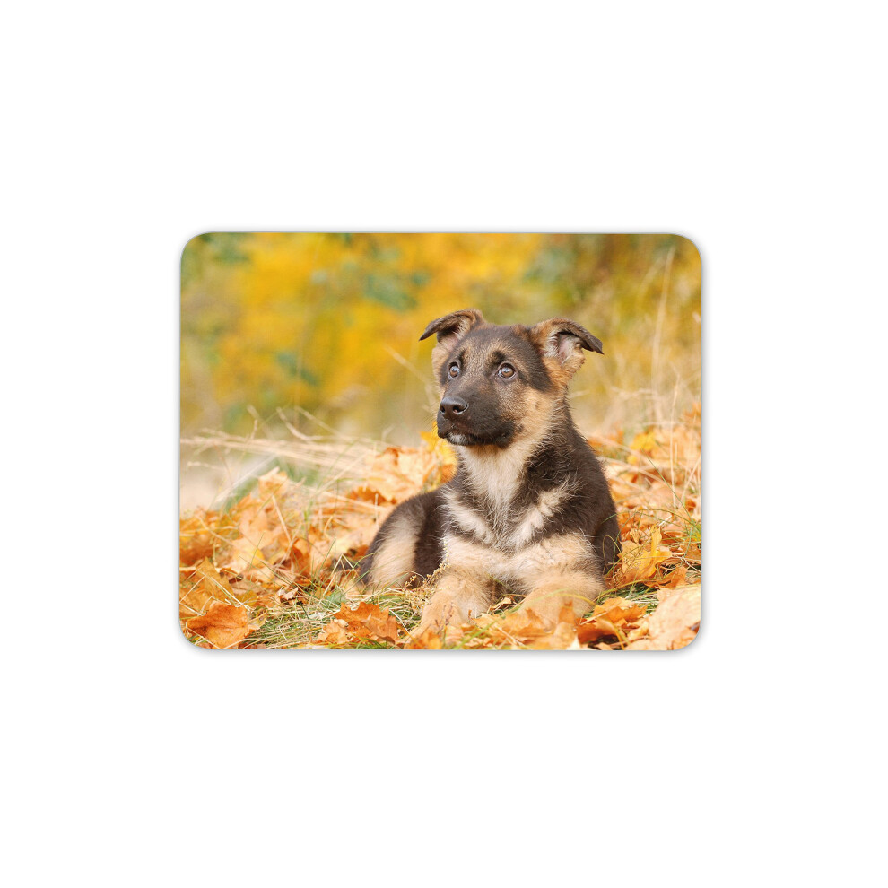 Destination Vinyl Ltd German Shepherd Puppy Mouse Mat Pad - Dog Alsatian Dogs Computer #8640 7625898140237
