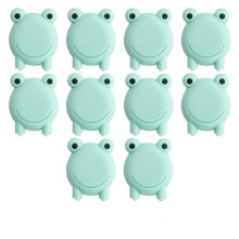 10PCS Green Silicone Door Knob Wall Protector Set, Noise Reduction Cushion for Impact Protection