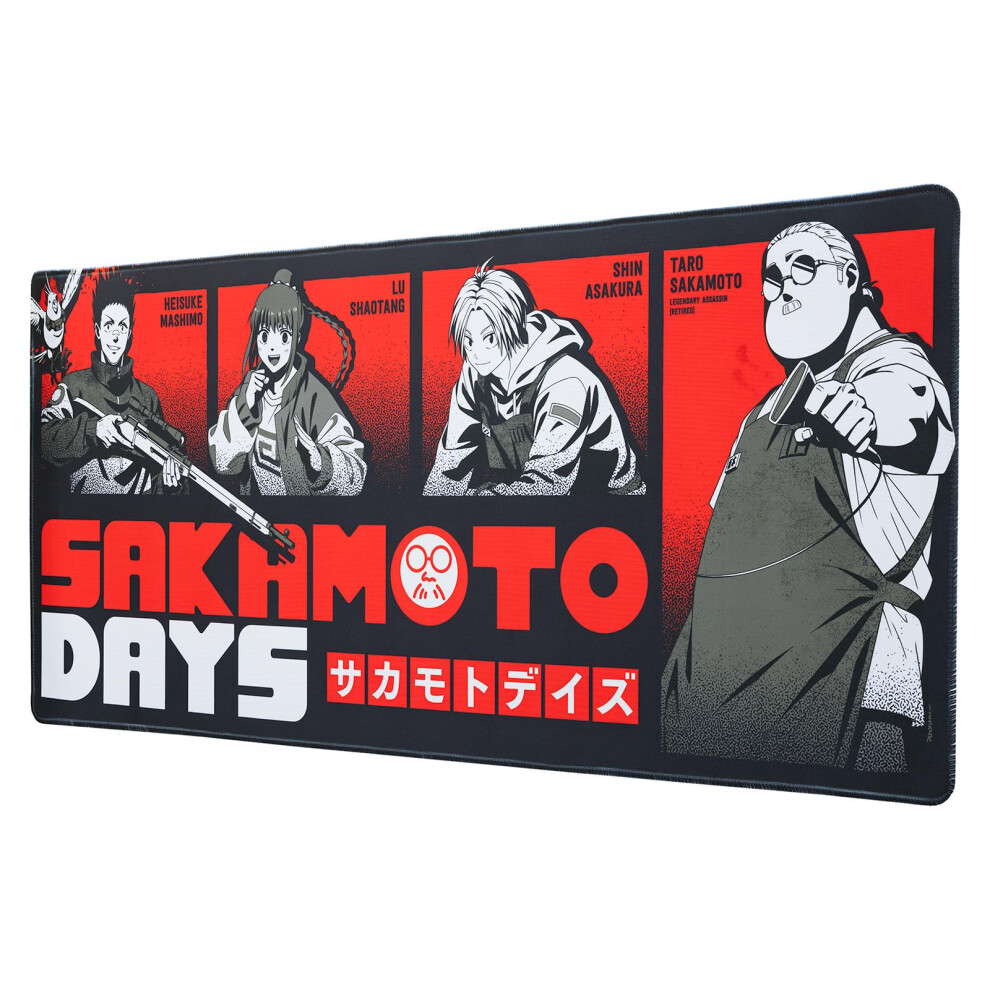 Grupo Erik Xxl Mouse Pad - Sakamoto Days Gifts | Gaming Desk Mat 31.5 X 13.8 Inches, Non-Slip Rubber Keyboard & Mouse Mat Large | Gaming Gifts Gamer 8435747814436 - Image 2