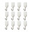 12 Pieces Wall Door Hook Towel Holder Self-Adhesive Bathroom Kitchen Glue Hook White 1