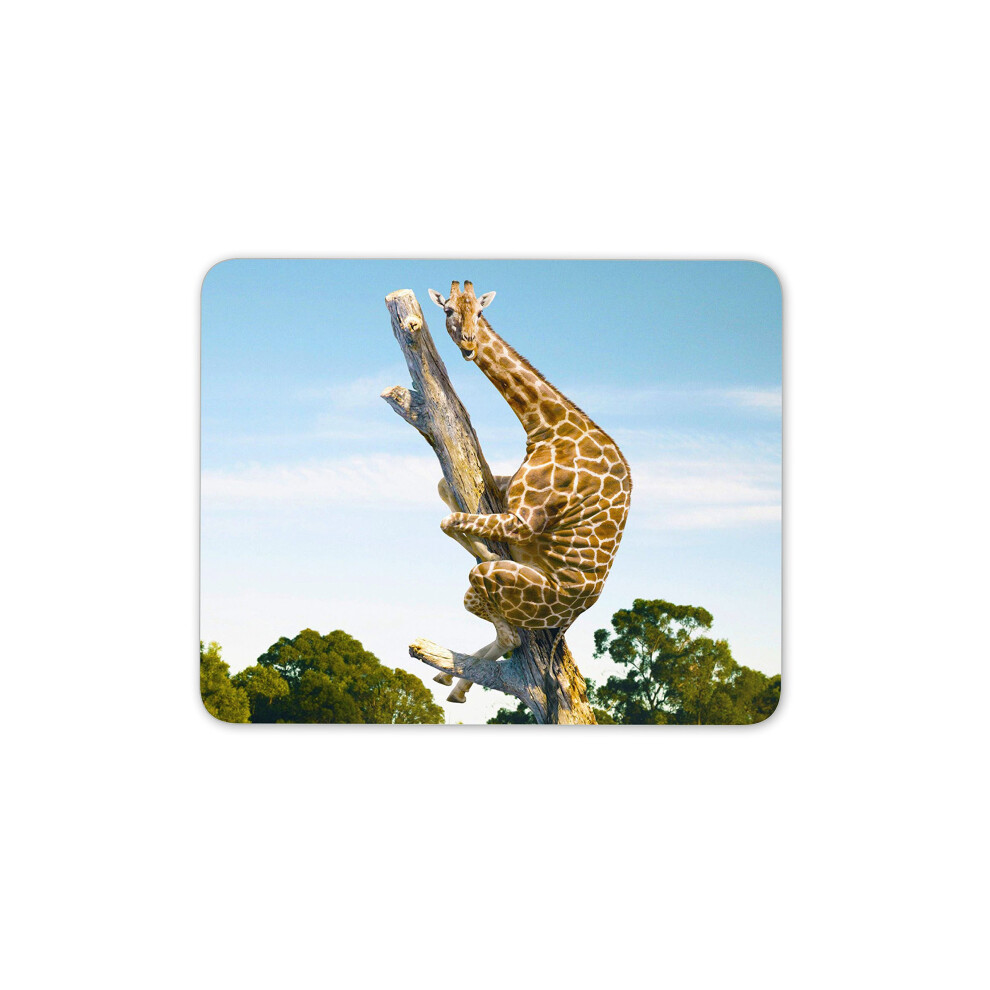 Destination Vinyl Ltd Funny Giraffe Mouse Mat Pad - Joke Mum Sister Brother Kids Computer #8867 7625911803224