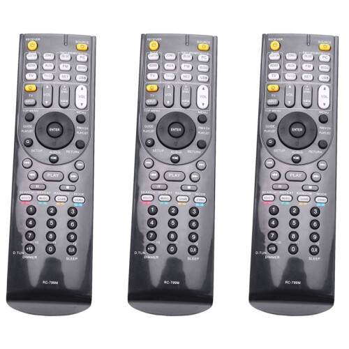 3X Remote Control RC-799M Replacement for  TX-NR616 TX-NR626 AV Receiver