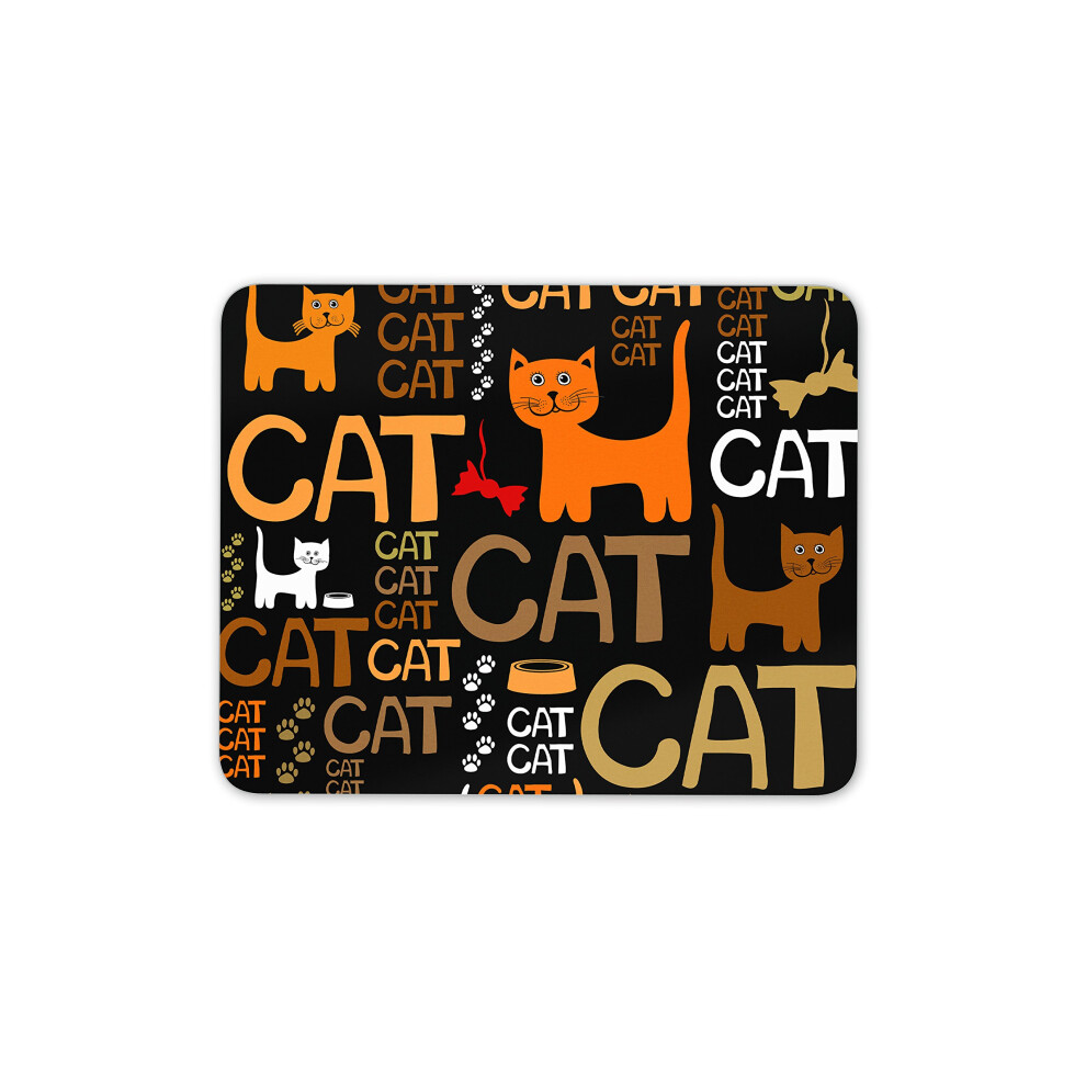 Destination Vinyl Ltd Cute Cat Mouse Mat Pad - Kitten Mum Daughter Auntie Nana Computer #13125 7625902553053