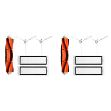 2 Set Compatible with Xiaowa Lite C10 / C102-00 Robot Vacuums Roller Side Brush Hepa Filter Replacement Part Accessories