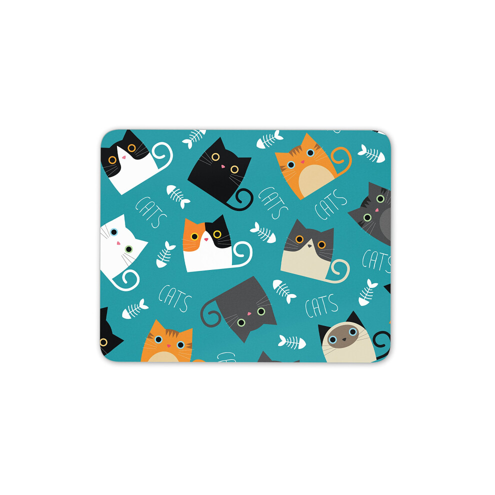 Destination Vinyl Ltd Cute Cats Mouse Mat Pad - Cat Kitten Mum Sister Auntie Gift Pc Computer #8746 7625895348889