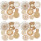 Conjunto com 36 Cestas de Parede Estilo Boho, Decoração de Cesta de Parede Suspensa, Decoração de Parede Estilo Boho com Vime e Junco Marinho 1