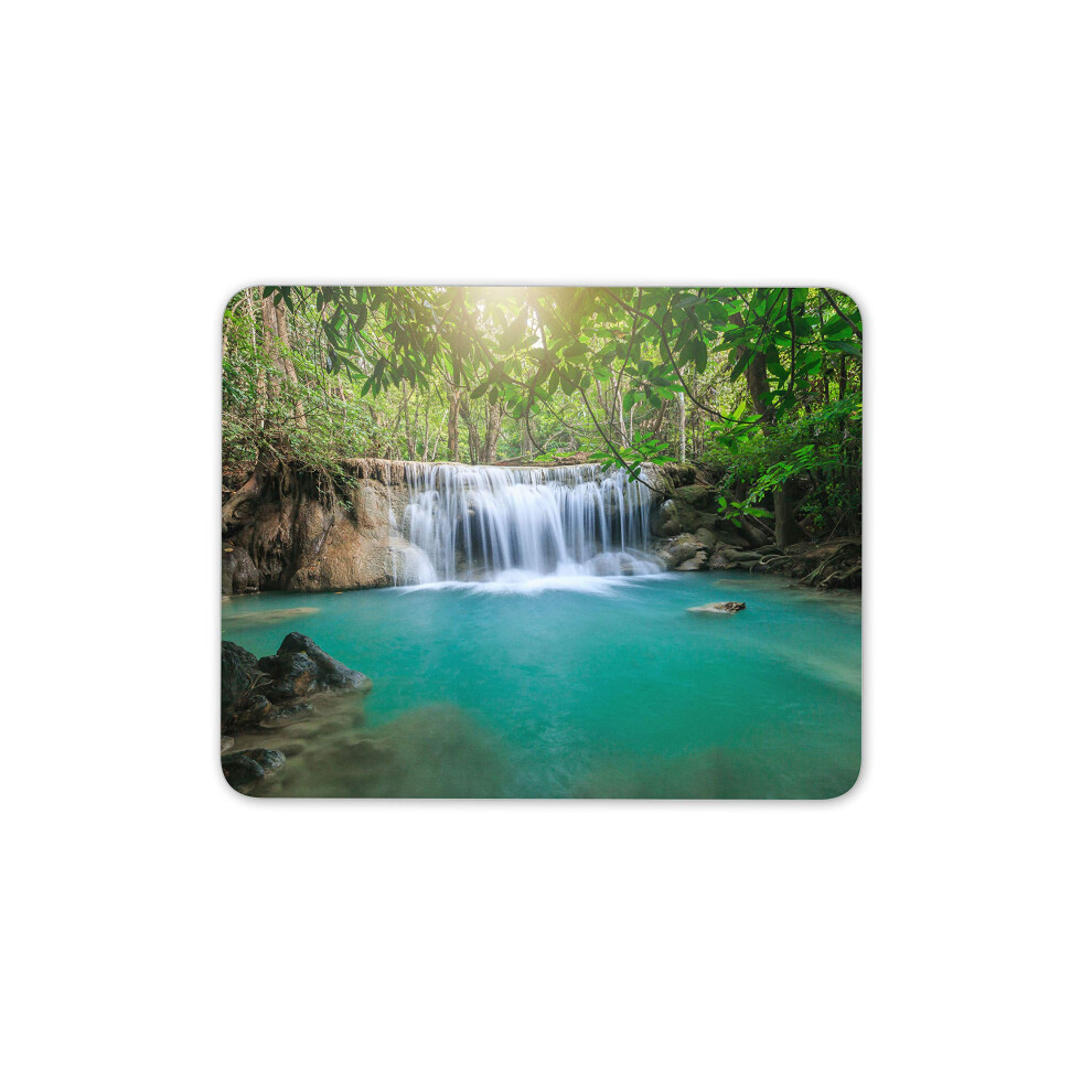 Hidden Waterfall Mouse Mat Pad - Exotic Forest Mum Sister Computer #14197 7625905154622