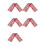 5X Valentines Day Decor Table Runner, 13 X 72Inch Red Lace Table Runner, Heart Table Runner 1
