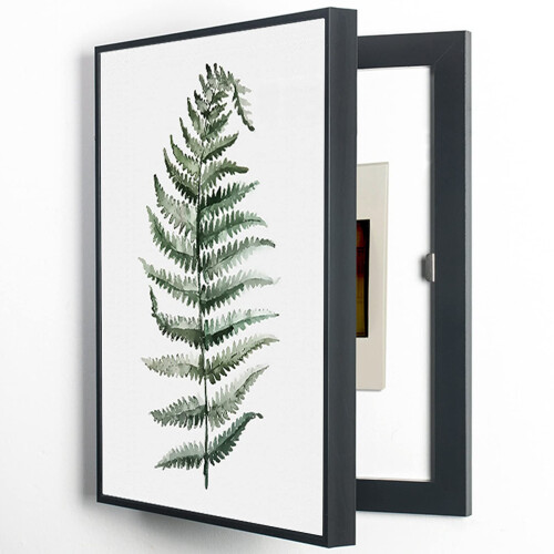 Electrical Meter Box Cover with Hidden Meter Design, Moisture Resistant, Wall Mounted Decorative Panel 50*
