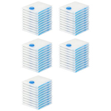 Vacuum Bags for Clothes - Pack of 50 40 X 30 cm Reusable Storage Bags Vacuum Bags with Seal and Space Saving Travel Bags