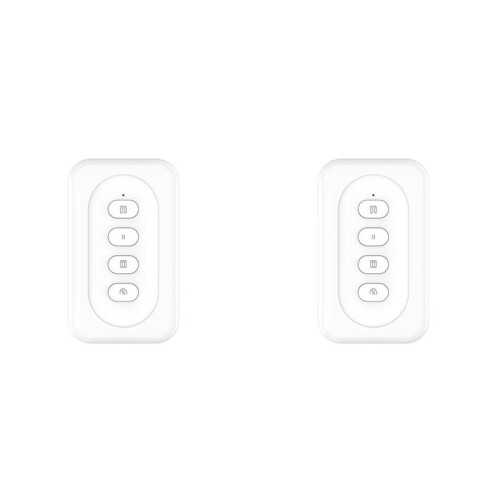 2X Tuya  Zigbee Motorized Roller Blinds Curtain Remote Control Works Remote Control Electric Cord Roller Blinds