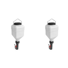 2X Hanging Sauce Dispenser 5.5L Large Capacity Sauce Dispenser for Mustard, Salad, Ketchup, Mayonnaise,A