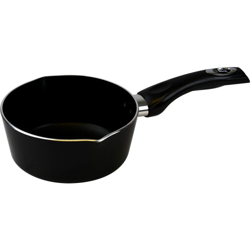 16cm Non Stick Milk Pan with Pouring Lip Induction Base 1.2Lt 1