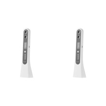2X Tragbares Ultraschall-Stadiometer mit LED-Anzeige Zur Präzisen Körpergrößenmessung, Weiß