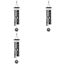 3X Extra Small Bagua Wind Chime Pendant Chinese Feng Shui Ornament Commemorative Wind Chime Lucky Wind Chime Pendant