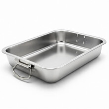 Space Home - Deep Baking Sheet Pan, Stainless Steel Baking Tray - Stainless Steel Cookie Baking Sheet, Sheet Cake Pan for Roasting, Deep Roasting Tin