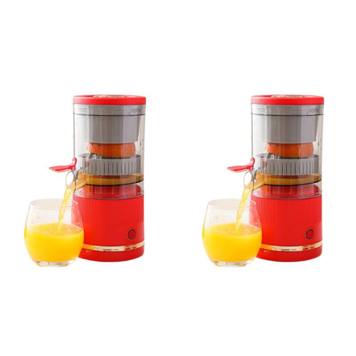 2X Juicer Home Juicer Separable and Portable Juicer  Blender Multi-Function Red