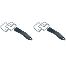 2X Universal-Blechlöser für Elektrobacköfen, Blechgriff, Lebensmittellöser, Isolierter Griff, Backblechlöser