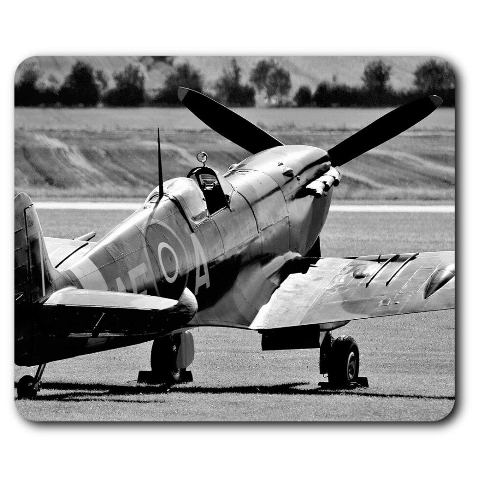 Vintage Spitfire Plane Aviation Mouse Mat Pad Computer Pc Laptop Gaming Office Home Desk Accessory Gadget 12729 7625998591083