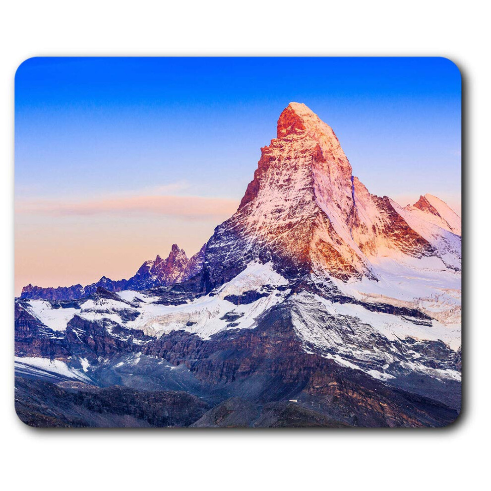 Matterhorn Switzerland Snow Mouse Mat Pad Computer Pc Laptop Gaming Office Home Desk Accessory Gadget 2314 7625998853846