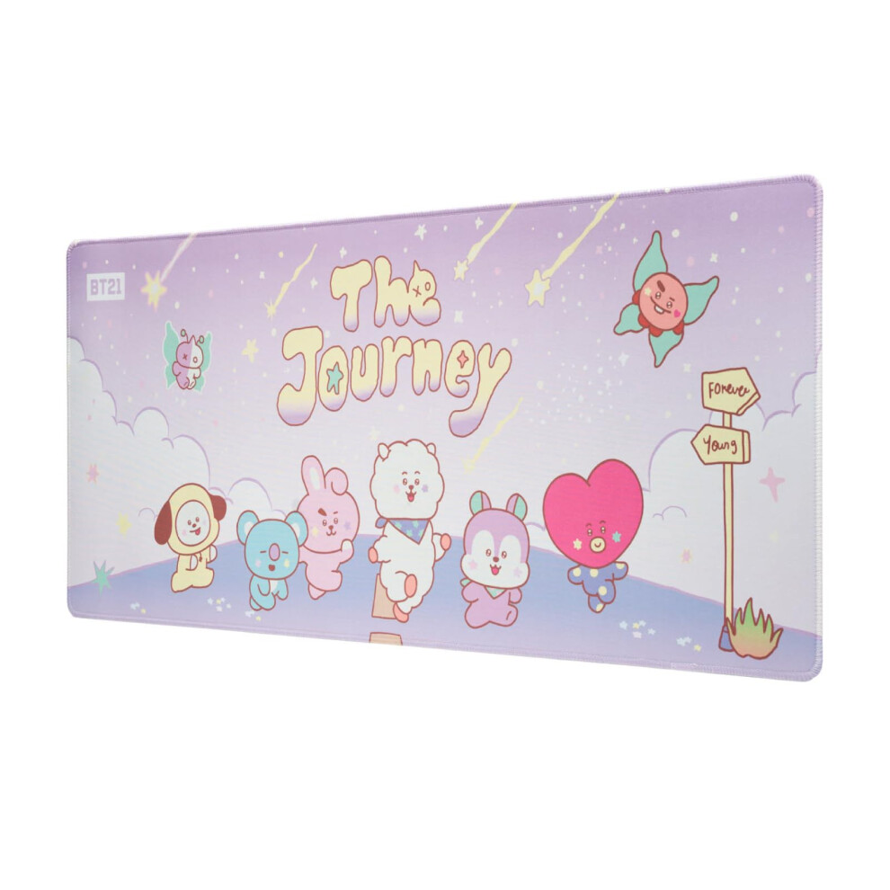 Grupo Erik Xxl Mouse Pad - Bt21 Kawaii Gifts | Gaming Desk Mat 31.5 X 13.8 Inches, Non-Slip Rubber Keyboard & Mouse Mat Large | Gaming Gifts Gamer 8435747815921