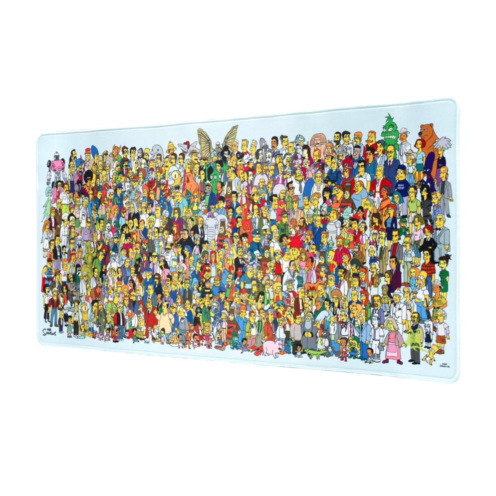 Grupo Erik Xxl Mouse Pad - The Simpsons Gifts | Gaming Desk Mat 31.5 X 13.8 Inches, Non-Slip Rubber Keyboard & Mouse Mat Large | Gaming Gifts Gamer 8435747818700