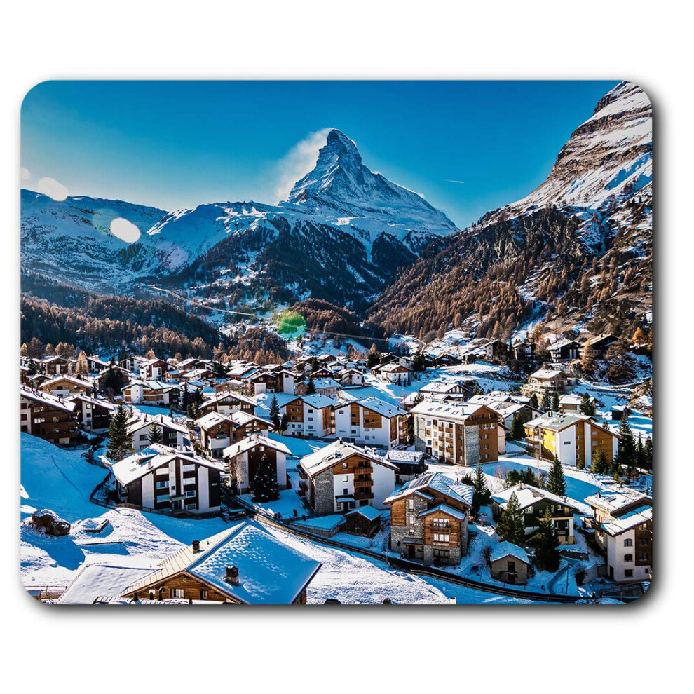 Zermatt Matterhorn Mountain Mouse Mat Pad Computer Pc Laptop Gaming Office Home Desk Accessory Gadget 2313 7625998853822