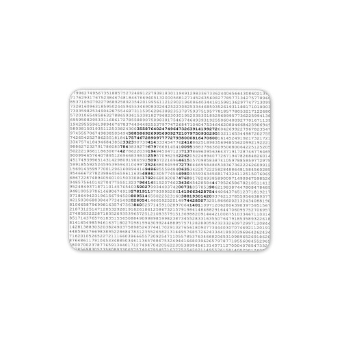 Destination Vinyl Ltd Pi Symbol Mouse Mat Pad - Mathematics Math's Student Number Gift Computer #13157