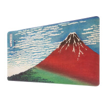 Grupo Erik Large Mouse Mat - Hokusai Gifts | 60 x 35 cm Faux Leather Desk Mat, Gaming Mouse Pad, Mousepad, Desk Accessories | Japanese Art Gifts Under