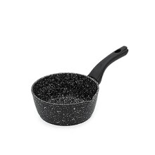 Non Stick Milk Pan Induction Saucepan Forged Aluminum Granite Coating Tea Pot (Aluminium, 20cm)