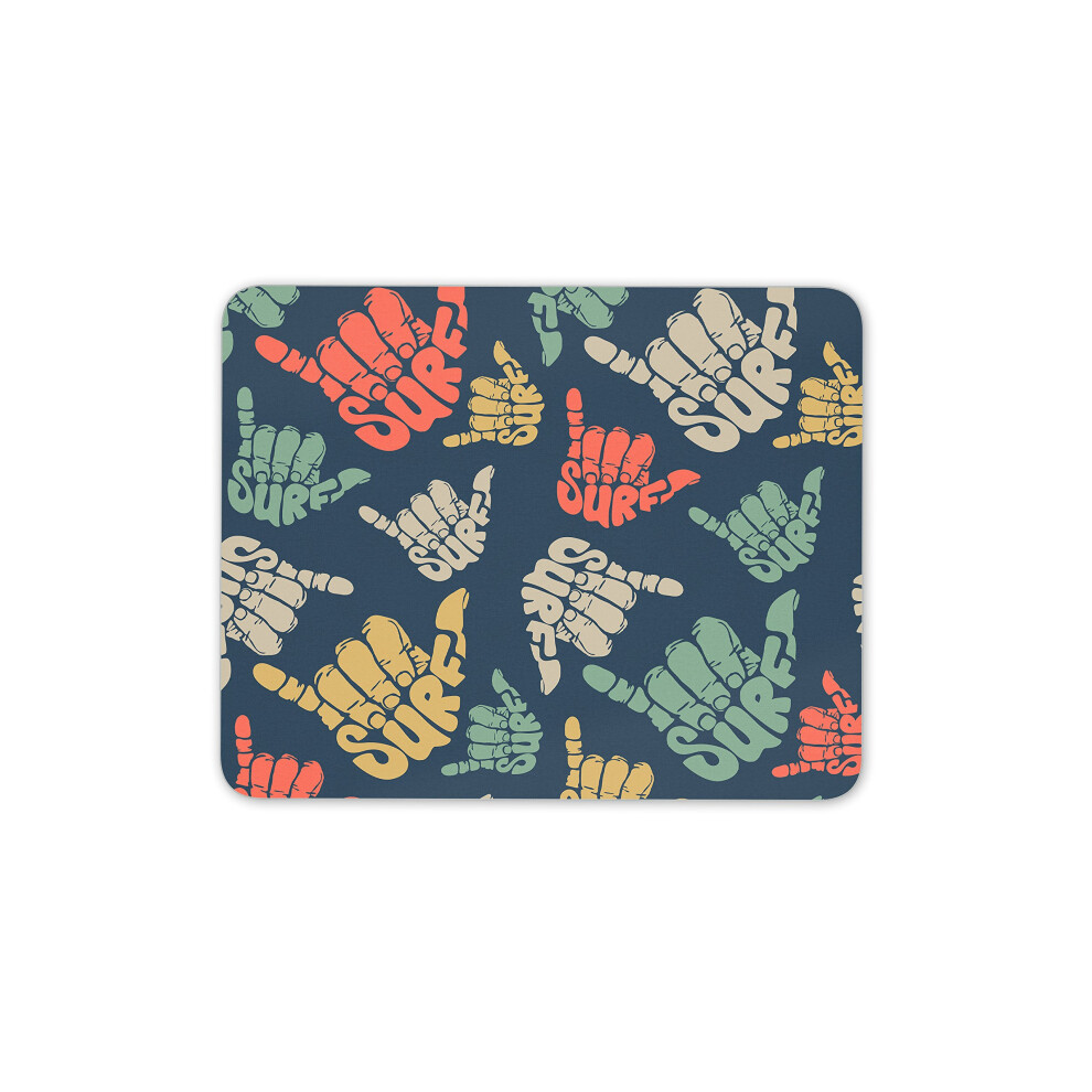 Destination Vinyl Ltd Shaka Surf Hand Mouse Mat Pad - Surfing Surfer Beach Pc Computer #8365 7625908638556