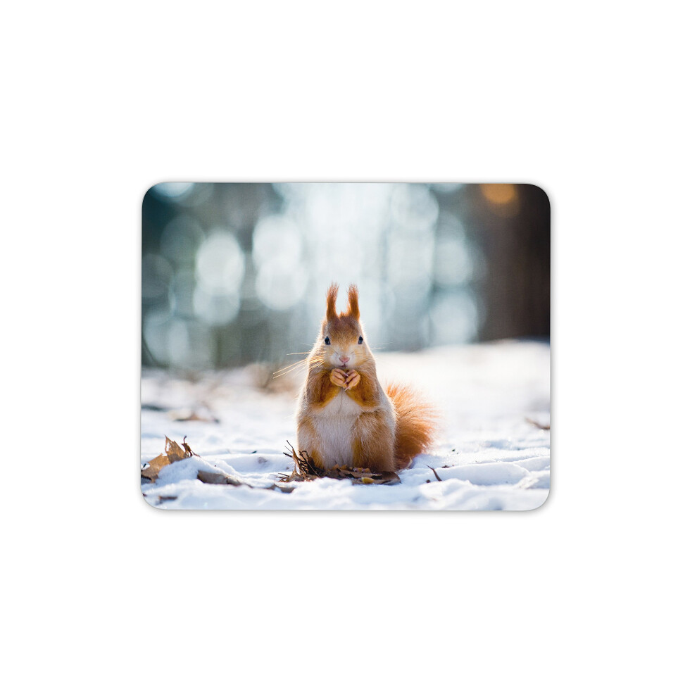Destination Vinyl Ltd Cute Squirrel Mouse Mat Pad - Forest Forrest Wild Animal Pc Computer #8491 Red 7625905686253
