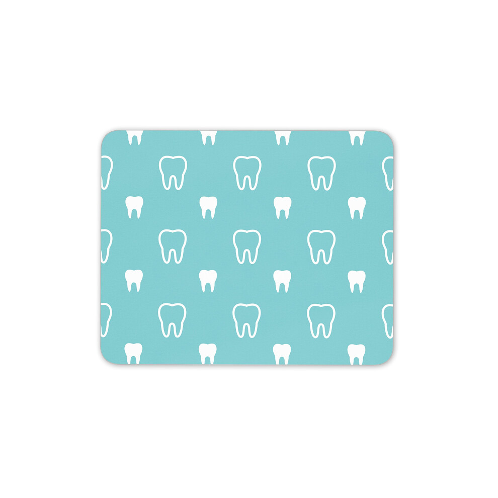 Teeth Mouse Mat Pad - Dentist Dental Nurse Reception Tooth Gift Computer #8664 7625901158532