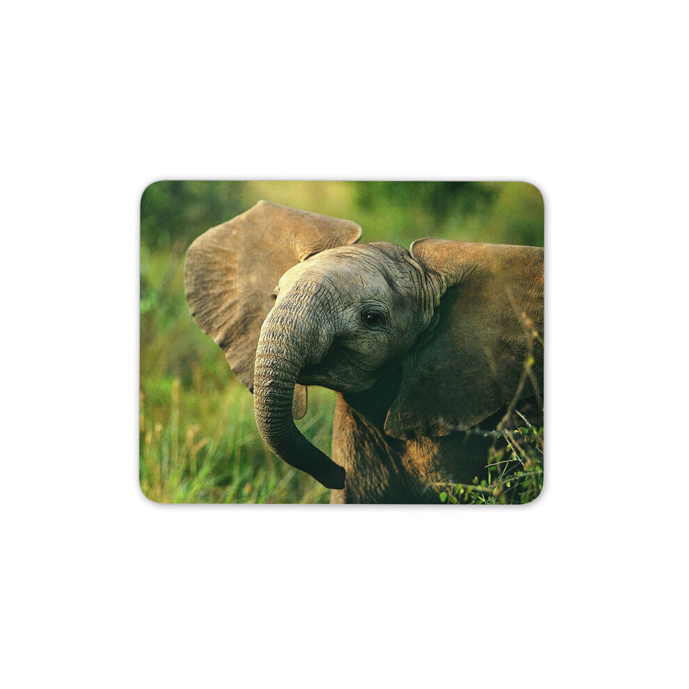 Destination Vinyl Ltd Adorable Baby Elephant Mouse Mat Pad - Elephants Mum Sister Computer #13014 7625905450274