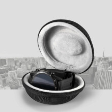 Single Watch Travel Case Portable Storage Organizer Shock-Resistant Waterproof Smartwatches Zippered Container Box