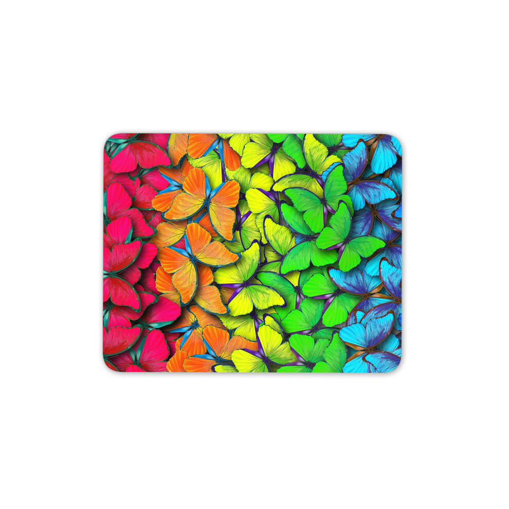 Destination Vinyl Ltd Colourful Butterflies Butterfly Mouse Mat Pad - Mum Sister Computer #13252 7625898704149