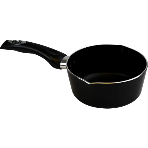 16cm Non Stick Milk Pan with Pouring Lip Induction Base 1.2Lt