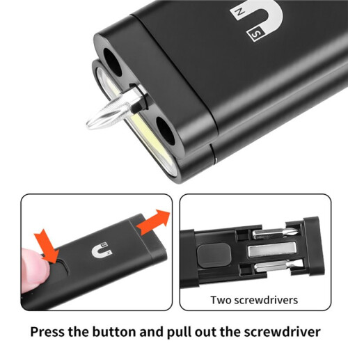 Led Work Light Folding Charge Cob Multi-Function Magnet Tent Light Outdoor Flashlight Car Repair Light 2