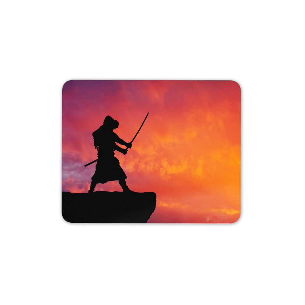 Sunset Samurai Warrior Mouse Mat Pad - Martial Arts Sword Computer #14204 7625909823760