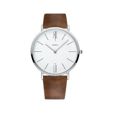 (White2) Men's Watches Simple Business Casual Waterproof Trendy Sports Quartz Watches