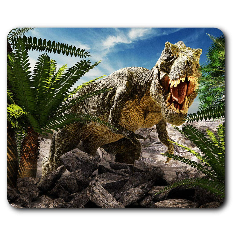 Destination Vinyl Ltd Tyrannosaurus Dinosaur Mouse Mat Pad Computer Pc Laptop Gaming Office Home Desk Accessory Gadget 8356 7625999120008
