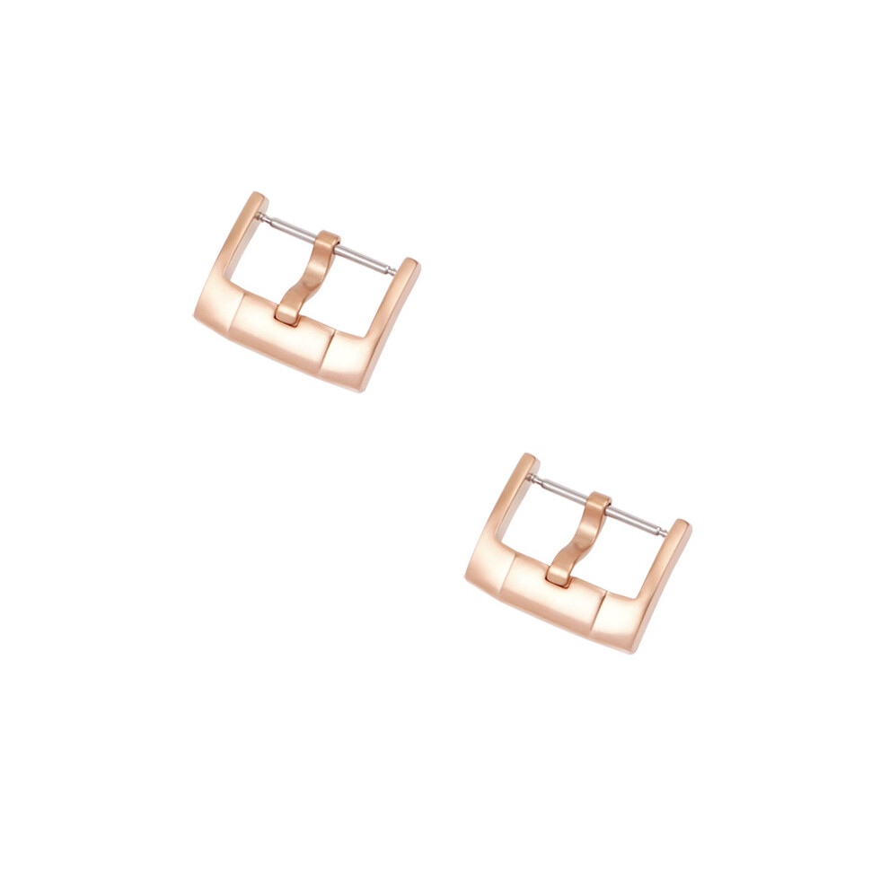 (24Mm Rose ) 2Pcs Stainless Steel Pin Buckle For Swatch 18/20/22/24Mm Watch Accessories Gold 320997354796