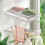 Wall Mounted Clothes Drying Rack Space-Saving, Foldable,Retractable Laundry Rack Foldbale Laundry Drying Rack Wall Mount 3